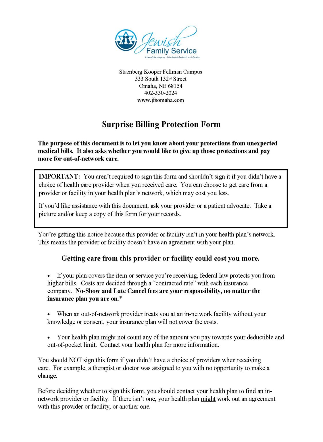 Counseling Jewish Family Service